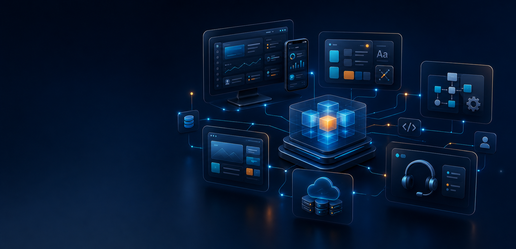 SalraSoft process and workflow banner